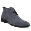 Chaussure Décontractées à La Mode en Suède Lacet Design Pour Homme - Gris 41