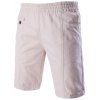Casual stretch ceinture poches design Shorts pour hommes - Blanc Cassé M