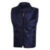 Col rabattu Zip-Up Solid Color Men 's Waistcoat - Cadetblue 3XL