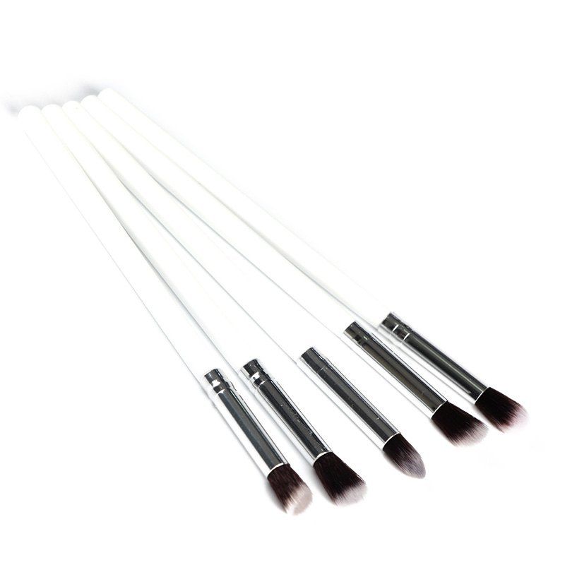 

Professional 5 Pcs Multifunction Nylon Eye Makeup Brushes Set, White