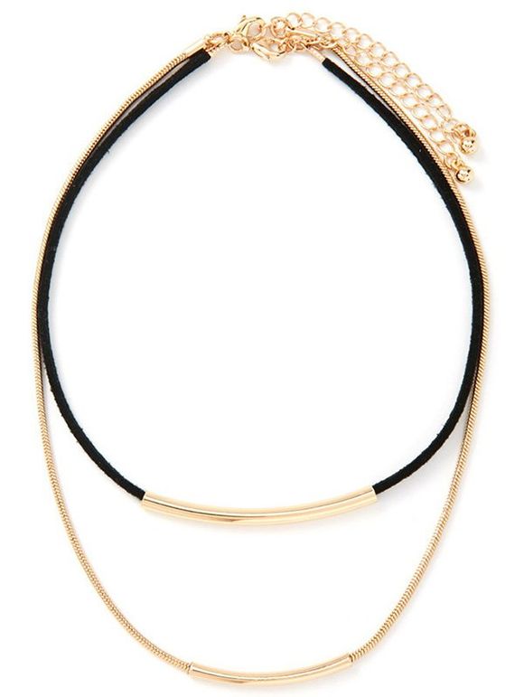 Vintage Layered Choker - d'or 