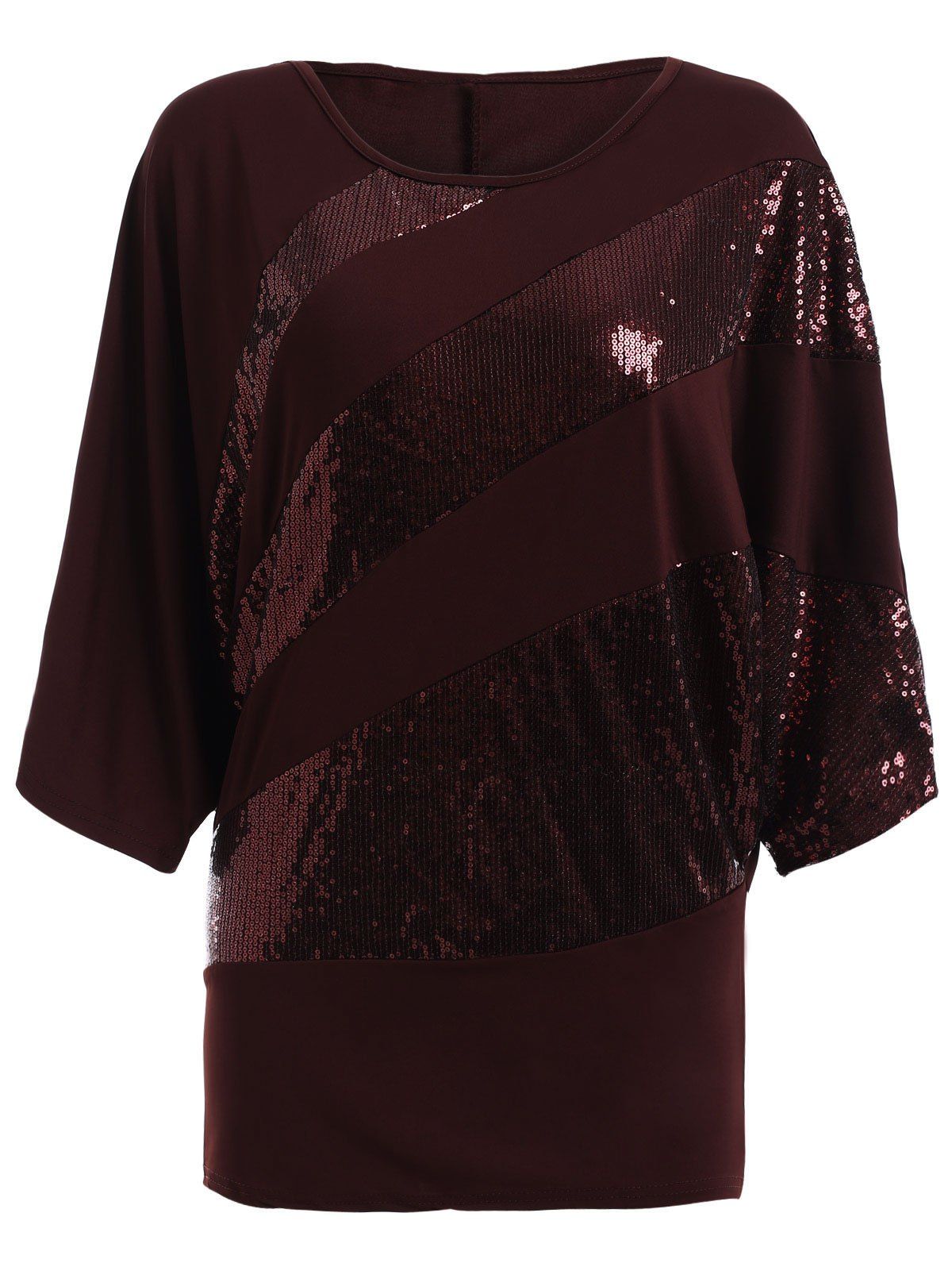 

Sequin Embellished Loose Top, Dun