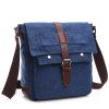 Casual Color Block et Buckle design Men 's  Messenger Bag - Bleu profond 