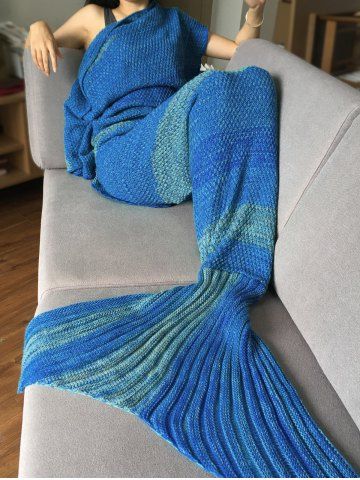 Mermaid Tail Style Blanket in blue color best gift for dog lovers