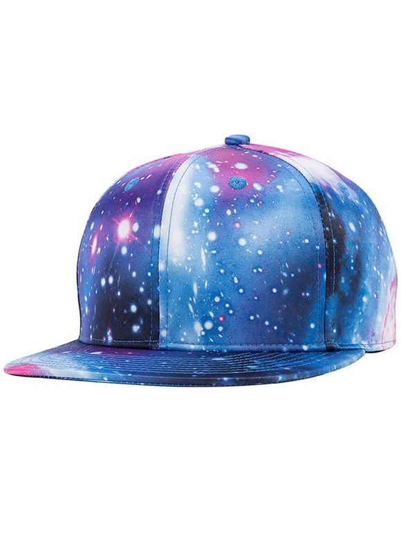 Chic Starry Sky Imprimer Snapback Hat - multicolore 
