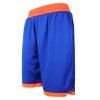 Color Block Splicing ample s 'Basketball Shorts taille élastique Hommes - Bleu 4XL