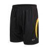 Splicing ample s 'Basketball Shorts taille élastique Hommes - Jaune XL