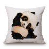 Cartoon Panda Pattern Cover Throw Pillow Case - WHITE 