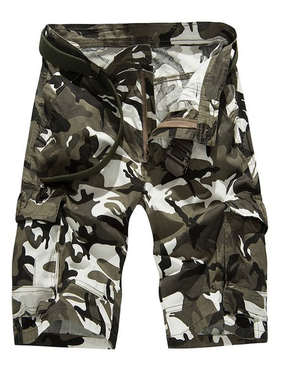 Mode en vrac Shorts Fitting Camo Bomber pour les hommes - Jungle Camouflage 40
