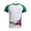 Dove Peace Olympic Imprimer col rond manches courtes T-shirt - Blanc XL