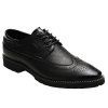 Mode en cuir PU et chaussures formelles Tie Up Design Men  's - Noir 42