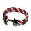 Vintage Double Colored Layered Anchor Bracelet pour les hommes - coloré 