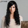 Siv Perruque de Cheveux Humain Superbe Longue Ondulée Frange Latérale Pour Femme - 10/613 Chocolat Léger 