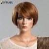 Siv Perruque de Cheveux Humain Jolie Courte Droite Frange Latérale Pour Femme - 10/613 Chocolat Léger 