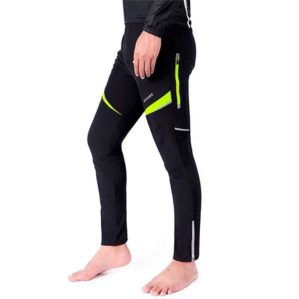 

High Quality Knee Protective Windproof Motorcycle Riding Sport Pants, Black and green