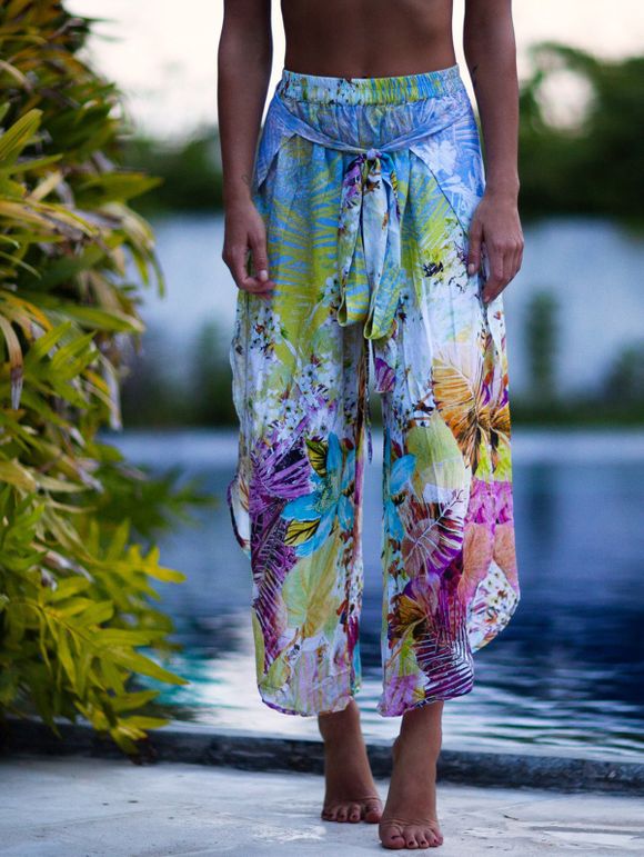 Pantalon en vrac Furcal imprimés colorés - multicolore XL