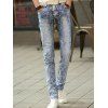 Neige mode Wash Slim-Fit Jeans pour les hommes - Bleu clair 30