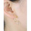 Boucles d'oreille triangle - d'or 