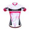 Vêtements Fashional Outdoor Summer Plum Blossom conception cyclisme pour les femmes - Rouge Rose XL