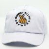 Hot Sale Hand Embroidery Casual Sunscreen Women's Baseball Hat - Blanc 
