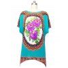 Vintage Floral Print Blouse pour les femmes - Pers ONE SIZE