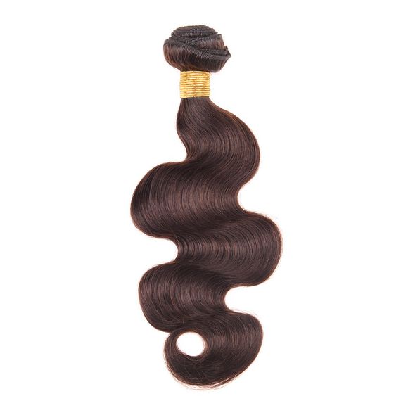 1 Pcs Boutique Darkest Brown femmes s '6A Virgin Body Wave brésilienne Hair Weave - marron foncé 24INCH