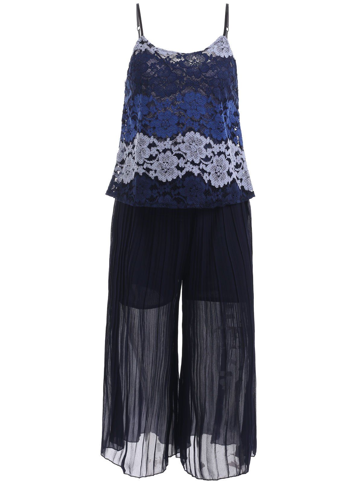 elastic waist palazzo pants