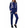Wing manches longues Imprimer élégant Sweatshirt + Pantalons Femmes Twinset  's - Bleu Saphir XL