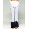 Pantalon Extensible Ombré Avec Bas Cloche - Blanc XL