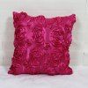 Accueil Sofa Pillow Case Mordern style Roses 3D DIY - Rose Rouge 