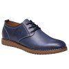 Chaussures Formelles à la Mode en Cuir PU Lacet Design Pour Homme - Bleu 43