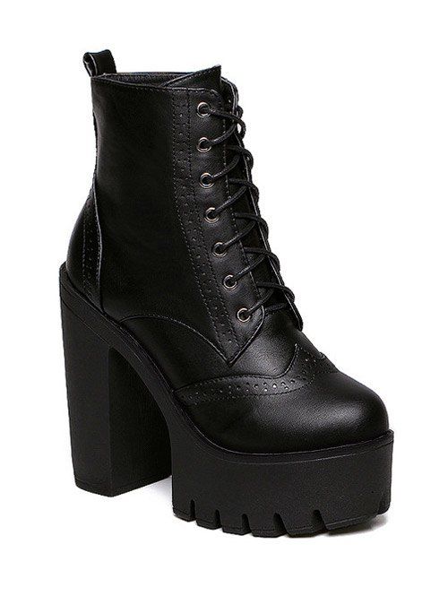 Fashionable Black and Zipper Design Women's Short Boots - BLACK 37