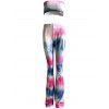Colorisation Tube rembourrée Haut et Pantalon taille haute Costume Pour Femmes - multicolore 3XL