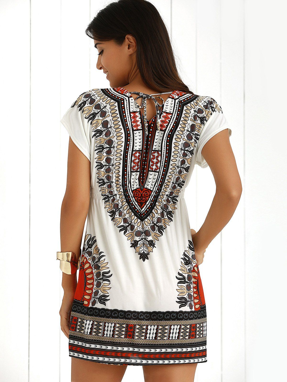 2018 Casual Ethnic Summer Mini Dress JACINTH ONE SIZE In Casual Dresses ...