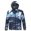 New Look 3D Print capuche manches longues veste pour les hommes - Bleu 2XL