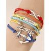Bracelet Tressé élégant Anchor Colorful - multicolore 