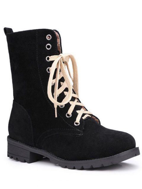 trendy combat boots