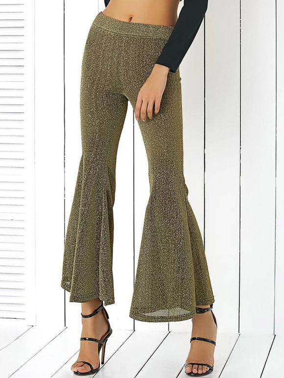 Pantalon taille élastique Séduisante Sheeny Minceur Femmes  's - d'or M