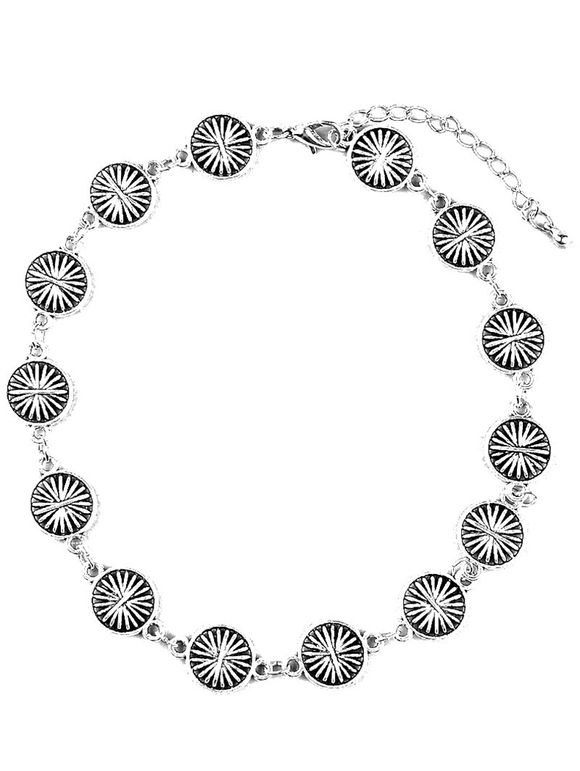 Alliage Simple Choker style - Argent 