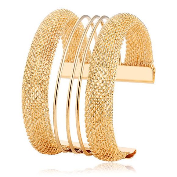 Delicate évider alliage Adorn Bracelet pour les femmes - d'or 