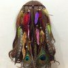 Fashional plume de paon Tassel Accessoire cheveux pour les femmes - coloré 