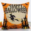Halloween Pumpkin Pattern Cushion Throw Pillow Case - BLACK/ORANGE 