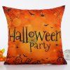 Vente Hot Party Halloween Spider Web Insect Design Caisse d'oreiller - Noir et Orange 