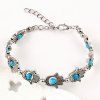 Vintage Perles main Bracelet pour les femmes - Azur 