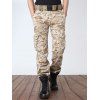 Plus Size Camouflage Imprimer Zipper Fly poches Pantalon design Cargo - Marpat Désert 38