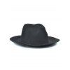Bretagne bowknot Felt Jazz Hat - Noir 