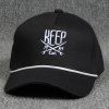 Hip Hop Drawstring Decorated Letter and Sabre Embroidery Baseball Hat - Noir 