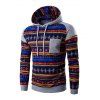 Sweatshirt à Capuche avec Manches Longues - Gris Clair 2XL