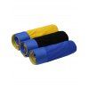 Cherlamode 3PCS U convexes Pouch Band Briefs - Bleu/Jaune/Noir XL