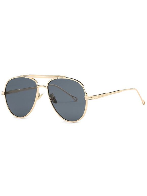Refroidir Métal Crossbar Pilot Sunglasses - d'or 